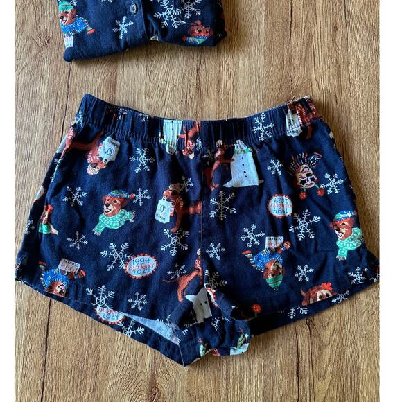 Old Navy Holiday Doggy Patterned Pajama Set Size Small - Picture 3 of 8